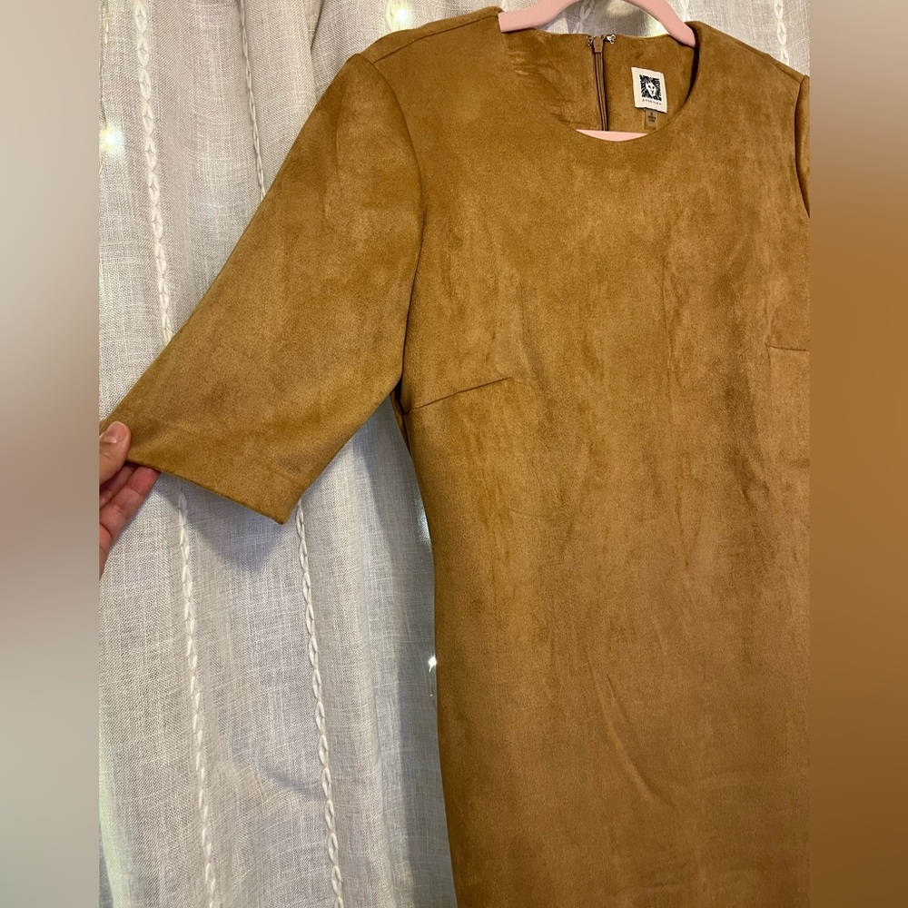 Faux Suede Dress - Picture 6 of 8